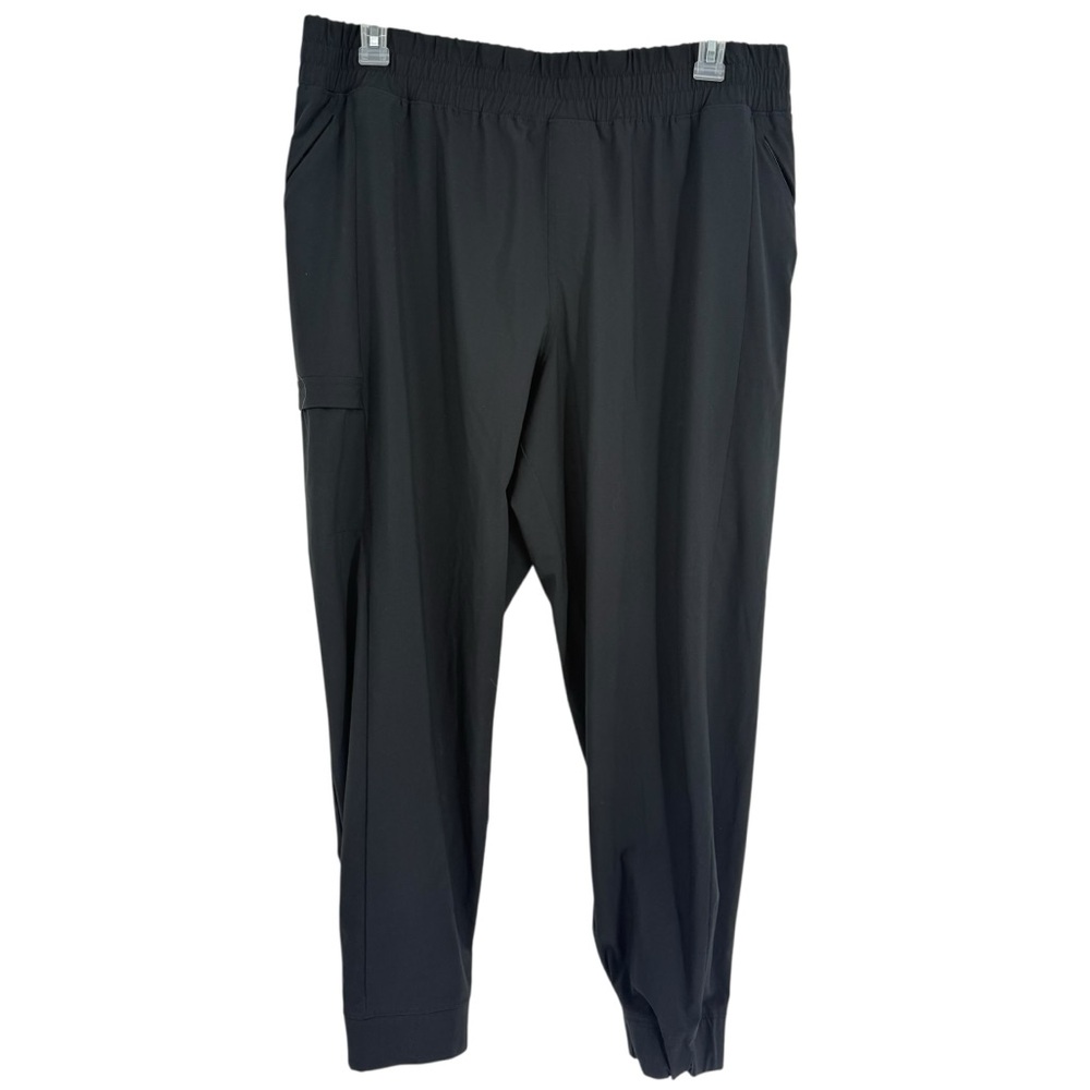 Columbia Women's 1X Navy Blue Pleasant Creek Core Pant Jogger Hiking Pull On